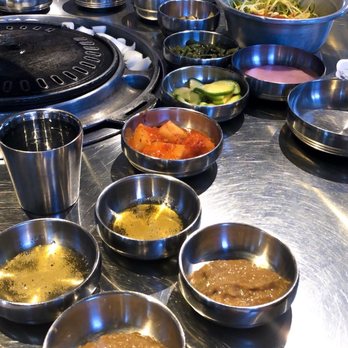 Daebak Korean BBQ - Our sides and toppings. - Korean Near Me - Chicago, Illinois