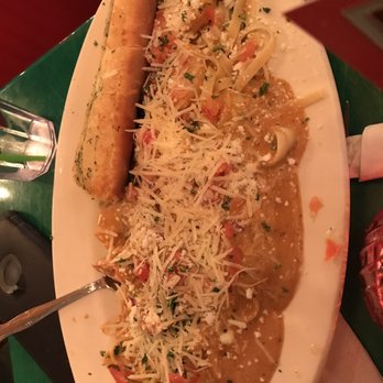 Oregano's - Shrimp Diablo pasta. Very good and a bit spicy. - Pizza Near Me - Mesa, Arizona