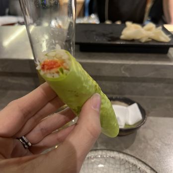Yokox Omakase - Baked king/snow Crab Hand Roll - Japanese Near Me - New York, New York Yokox Omakase - Baked king/snow Crab Hand Roll - Japanese Near Me - New York, New York