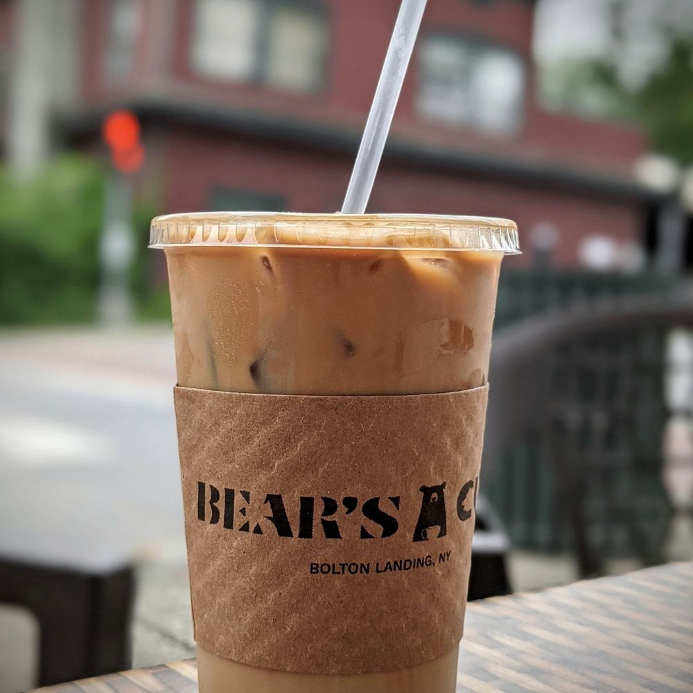 Bear’s Cup - Large Iced Latte - Coffee & Tea Near Me - Bolton, New York Bear’s Cup - Large Iced Latte - Coffee & Tea Near Me - Bolton, New York