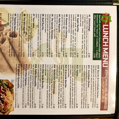 Menu photo 7 Cinco De Mayo Amigo Toledo, OH