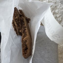 I ordered take out and they break the cookie or give you broken cookie. I ordered take out and they break the cookie or give you broken cookie.