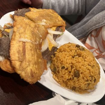 La Bomba - So good! El Jibarito Sandwich - Puerto Rican Near Me - Chicago, Illinois