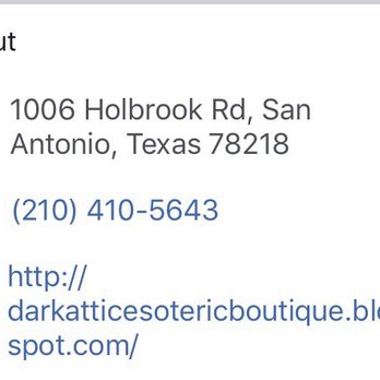 Darkattic Esoteric Boutique - Address. Phone number. Blogspot. - Spiritual Shop Near Me - San Antonio, Texas