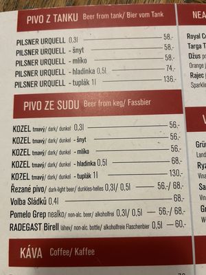 Menu photo 1 Depo Český Krumlov, JC