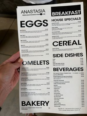 Menu photo 5 Anastasia Cafe Laguna Beach, CA Menu photo 5 Anastasia Cafe Laguna Beach, CA