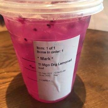 Starbucks - a plastic cup with a pink drink in it - Coffee & Tea Near Me - Lawrence Township, New Jersey Starbucks - a plastic cup with a pink drink in it - Coffee & Tea Near Me - Lawrence Township, New Jersey