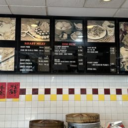 Dim sum menu Dim sum menu