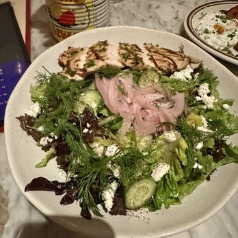 AhbA - Cucumber chicken salad 10/10 I loved this - Breakfast & Brunch Near Me - Costa Mesa, California AhbA - Cucumber chicken salad 10/10 I loved this - Breakfast & Brunch Near Me - Costa Mesa, California