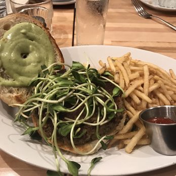Morgans Restaurant - Veggie Grain Burger Sandwich - New American Near Me - Miami, Florida