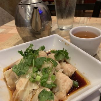 ABC Cafe - Spicy shrimp dumplings , jasmine green tea - Dim Sum Near Me - Overland Park, Kansas ABC Cafe - Spicy shrimp dumplings , jasmine green tea - Dim Sum Near Me - Overland Park, Kansas