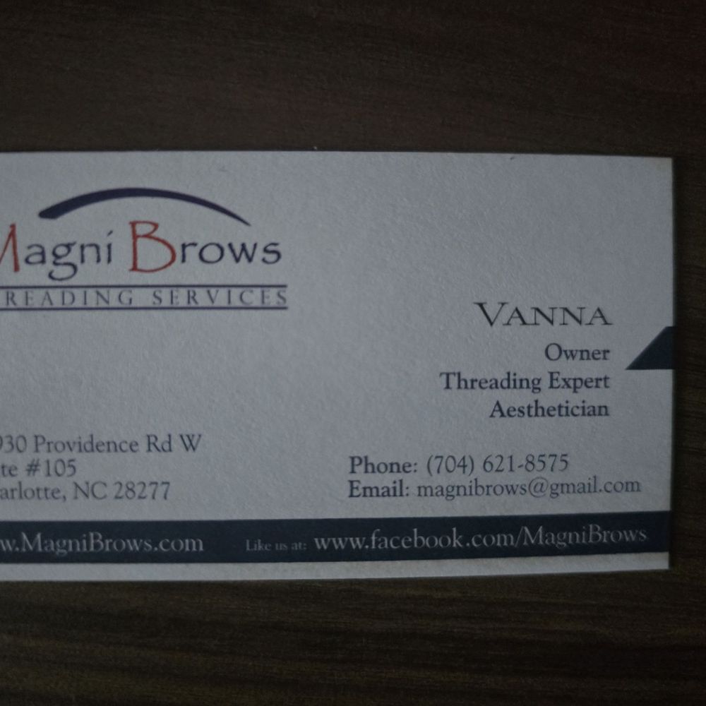 Magni Brows - Threading Services Near Me - Charlotte, North Carolina