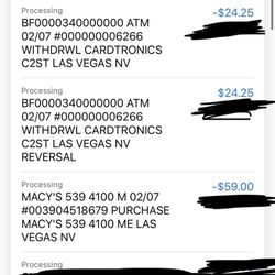 Pearson Fuels - Now I'm getting alerts that they tried to use it in Las Vegas