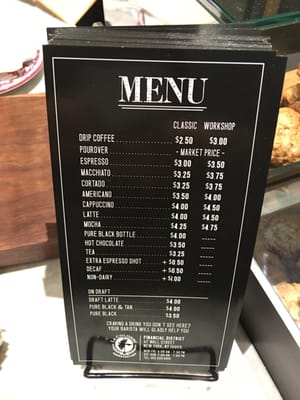 Menu photo 7 La Colombe Wall Street New York, NY Menu photo 7 La Colombe Wall Street New York, NY