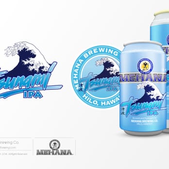 AS Designs & Services - Mehana Brewing Can Artwork - Graphic Design Near Me - Hilo, Hawaii