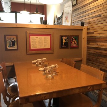 Le Baratin - Our table beside us. - French Near Me - Toronto, Ontario