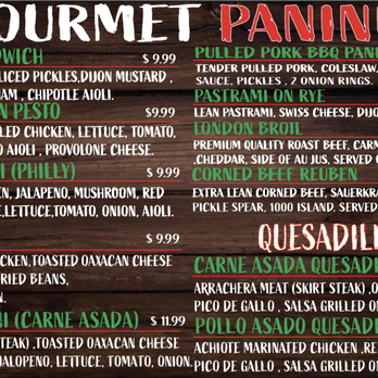 Panini Bread and Grill - Menu - Sandwiches Near Me - Glendale, Arizona Panini Bread and Grill - Menu - Sandwiches Near Me - Glendale, Arizona