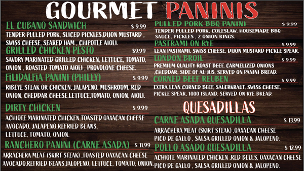 Menu photo 2 Panini Bread and Grill Glendale, AZ Menu photo 2 Panini Bread and Grill Glendale, AZ