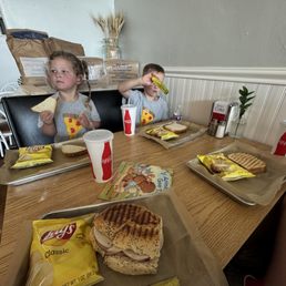 Sandwiches and pickles! Sandwiches and pickles!