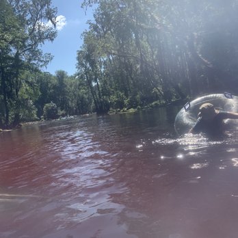 Ichetucknee Springs State Park - Floatin. Water isn't red not sure why it turned out like this.... - Parks Near Me - Fort White, Florida Ichetucknee Springs State Park - Floatin. Water isn't red not sure why it turned out like this.... - Parks Near Me - Fort White, Florida