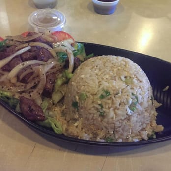 Cyclo Noodles - Beef loc lak over rice - Cambodian Near Me - Long Beach, California