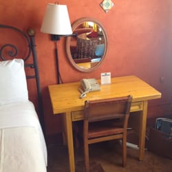 Hotel Figueroa - The Unbound Collection by Hyatt - Photo taken 5/8/2014 - desk in my room (room #1133)