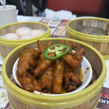 Tasty Spot Cafe - Steamed Chicken Feet In Brown Sauce Shrimp Har Gow  Sticky Rice Wrapped Chicken - Dim Sum Near Me - Arcadia, California