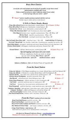 Menu photo 6 Brass Door San Ramon, CA