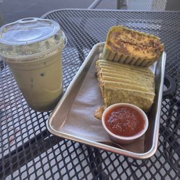 Toasted Marshmallow Matcha w/Oatmilk Breakfast Burrito w/ Sausage Toasted Marshmallow Matcha w/Oatmilk Breakfast Burrito w/ Sausage