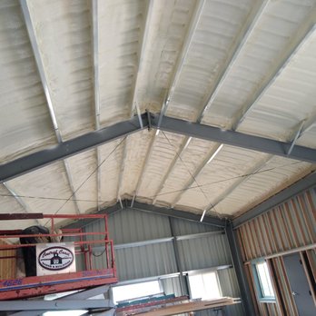 805 Insulation - closed cell spray foam in a metal building - Insulation Installation Near Me 805 Insulation - closed cell spray foam in a metal building - Insulation Installation Near Me