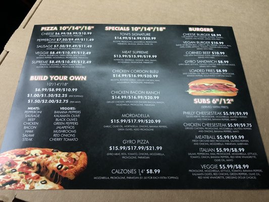 Menu photo 4 Toni's Pizza Lakewood, OH Menu photo 4 Toni's Pizza Lakewood, OH