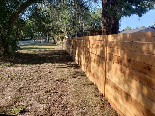 fencing - Cedar fence fencing - Cedar fence