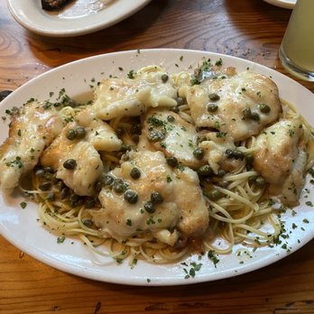 Scales & Shells - Monkfish picatta, absolutely delicious. - Seafood Near Me - Newport, Rhode Island Scales & Shells - Monkfish picatta, absolutely delicious. - Seafood Near Me - Newport, Rhode Island