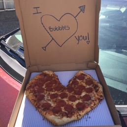 Special heart-shaped pizza delivered to my honey-babushka on Valentine's Day! Special heart-shaped pizza delivered to my honey-babushka on Valentine's Day!