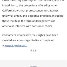 CA law.