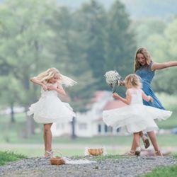 Life Reflecting Images - Flower Girls