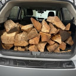 Trunk full of wood Trunk full of wood