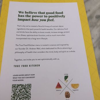True Food Kitchen - Story about the restaurant concept - New American Near Me - Columbus, Ohio