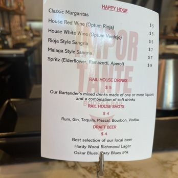 Importante Bodega Bar - Happy hour menu - Wine Bars Near Me - Richmond, Virginia
