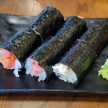 Mills Alley - HANDROLLS - Spicy Tuna, Negi Toro, Real Crab - Japanese Near Me - Pasadena, California Mills Alley - HANDROLLS - Spicy Tuna, Negi Toro, Real Crab - Japanese Near Me - Pasadena, California