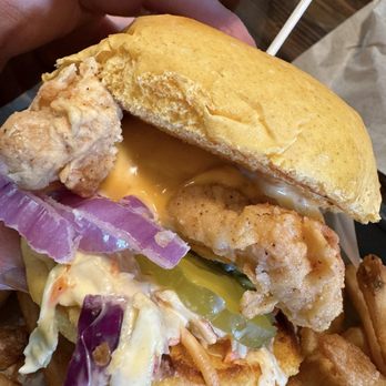 Chubby's Cafe - Mango habanero chicken sandwich - American Near Me - Saratoga Springs, Utah