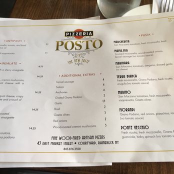 Pizzeria Posto - Pizza Near Me - Rhinebeck, New York
