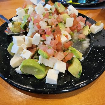 Antiguo Lobo - Odd presentation for the guacamole (everything is diced). There is as much queso fresco as avocado. Maybe even more. - Mexican Near Me - Chamblee, Georgia Antiguo Lobo - Odd presentation for the guacamole (everything is diced). There is as much queso fresco as avocado. Maybe even more. - Mexican Near Me - Chamblee, Georgia