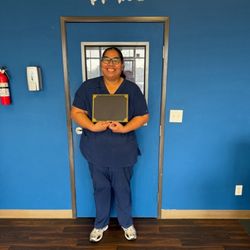 Happy Hands Health Care CNA Testing - This is me with my certificate of completion. And I'm happy to say I passed my class, this is a new journey and I'm excited.