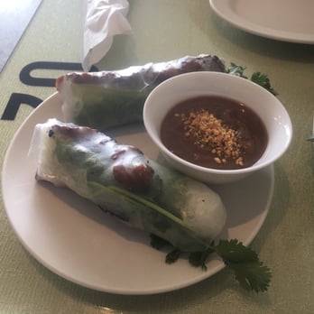 Pho Sunrise - Pork spring rolls with peanut sauce - Vietnamese Near Me - Kenner, Louisiana