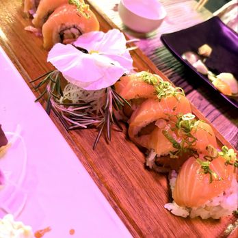 Osaka Story - Salmon Lover Roll - Sushi Bars Near Me - Long Beach, California Osaka Story - Salmon Lover Roll - Sushi Bars Near Me - Long Beach, California