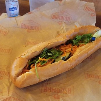 Bambuza Vietnam Kitchen and Bar - $14.69 for this jaw destroyer, er, I mean, pork Banh Mi. Be prepared for super chewy bread. - Vietnamese Near Me - Seattle, Washington Bambuza Vietnam Kitchen and Bar - $14.69 for this jaw destroyer, er, I mean, pork Banh Mi. Be prepared for super chewy bread. - Vietnamese Near Me - Seattle, Washington