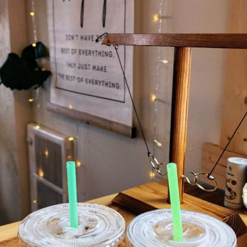 Kraken Kafe - 16oz iced mocha & iced London Fog (6/17/25) - Coffee & Tea Near Me - Long Beach, Washington