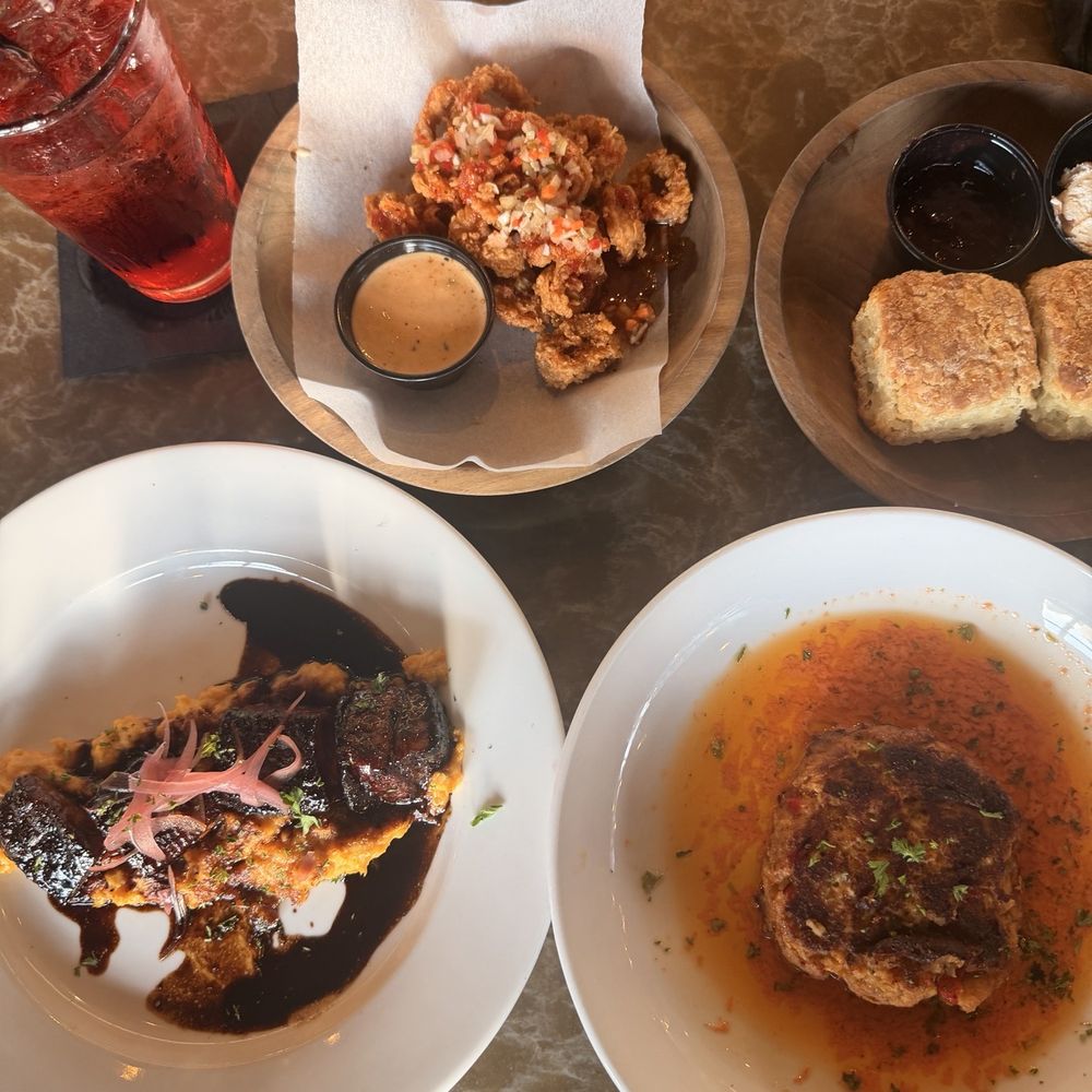 Kulture - Calamari Burnt Ends Crab Cake - Southern Near Me - Houston, Texas Kulture - Calamari Burnt Ends Crab Cake - Southern Near Me - Houston, Texas