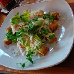 Three Horseshoes Inn - Chicken Caesar salad served as a main